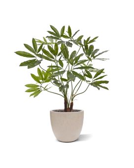 Pianta artificiale Philodendron Fun Bun Deluxe da 100cm