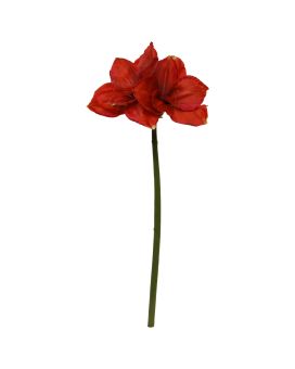 Fiore artificiale Amaryllis 67cm Rosso