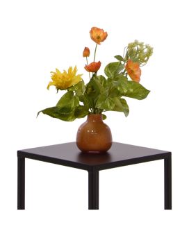 Bouquet d'arte Sunny Barcelona - Arancione/Giallo - Con vaso